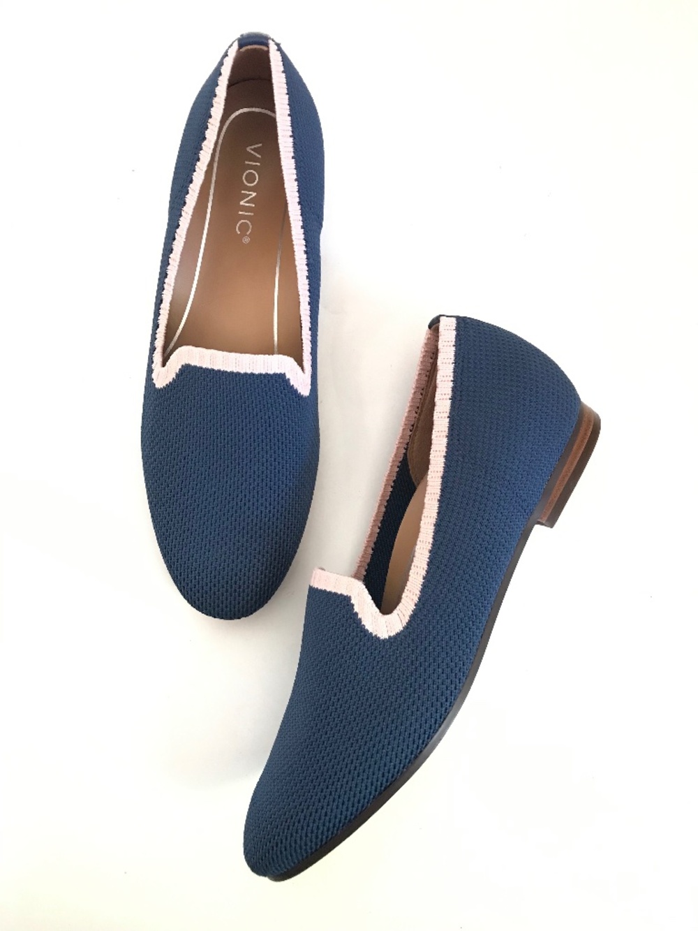 VIONIC Willa Knit Loafers Blue Women’s Size 7